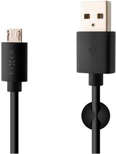 Obrázek z FIXED 1m microUSB kabel,černý FIXD-UM-BK 