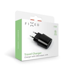 Obrázek z Fixed nabíječka s USB 2,4A, č. FIXC-U-BK 