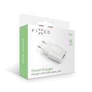Obrázek Fixed nabíječka s USB 2,4A, b. FIXC-U-WH