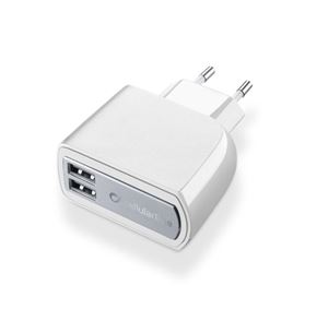 Obrázek z CL nabíječka 2 USB, 3A ACHUSBDUAL3AIPAD 