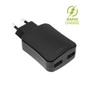 Obrázek Fixed nabíječka s 2xUSB černá FIXC-2U-BK