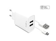 Obrázek Fixed síť nab. Micro USB, FIXC15-2UM-WH