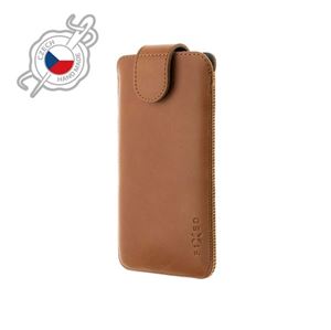 Obrázek z Fixed kožené pouzdro FIXPOM2-BRW-6XL+ 