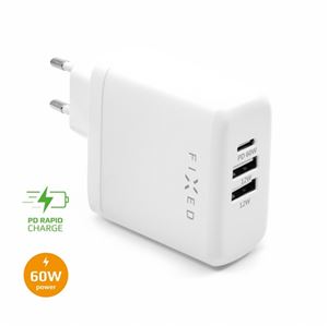 Obrázek z Fixed nab. USB-C/2xUSB 60W,FIXC60-C2U-WH 