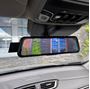 Obrázek z Monitor 9,66" s Apple CarPlay, Android auto, Bluetooth, Dual DVR v zrcátku pro montáž na zrcátko 