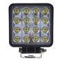 Obrázek z LED světlo hranaté bílé/oranžový predátor 16x3W, 107x107x60mm, ECE R10 