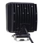Obrázek z LED světlo hranaté bílé/oranžový predátor 16x3W, 107x107x60mm, ECE R10 