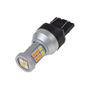 Obrázek z LED T20 (7443) bílá/oranžová, 12-24V, 22LED/5630SMD 