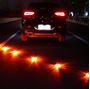 Obrázek z LED výstražné světlo 16LED, oranžové, set 6ks 