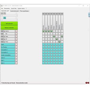 Obrázek z TOA VX-3K-SW software pro správu zvuku 