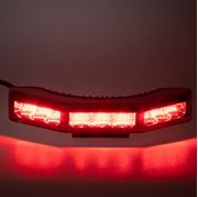 Obrázek PROFI výstražné LED světlo vnější, červené, 12-24V, ECE R10