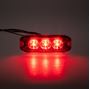 Obrázek z PROFI SLIM výstražné LED světlo vnější, červené, 12-24V, ECE R10 