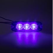 Obrázek PROFI SLIM výstražné LED světlo vnější, modré, 12-24V, ECE R10