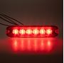 Obrázek z PROFI SLIM výstražné LED světlo vnější, červené, 12-24V, ECE R10 