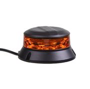 Obrázek Robustní oranžový LED maják, černý hliník, 36W, ECE R65