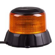 Obrázek Robustní oranžový LED maják, černý hliník, 48W, ECE R65