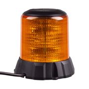 Obrázek Robustní oranžový LED maják, černý hliník, 96W, ECE R65