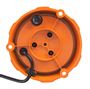Obrázek z Robustní oranžový LED maják, černý hliník, 96W, ECE R65 