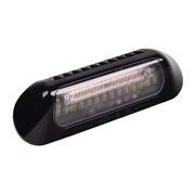 Obrázek LED světlo nástěnné s výstražným světlem, černé, 48W, ECE R65