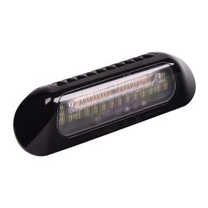 Obrázek z LED světlo nástěnné s výstražným světlem, černé, 35W, ECE R65 