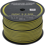 Obrázek Ground Zero GZSC 2-2.50 transparentní repro kabel 2x2,5mm2