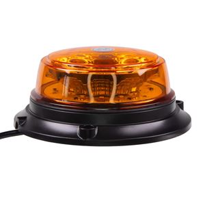 Obrázek z LED maják, 12-24V, 12x1W oranžový, pevná montáž, ECE R65 