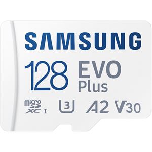 Obrázek z Paměťová karta MicroSDXC 128GB 130M + adaptér, SAMSUNG EVO Plus 
