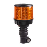 Obrázek LED maják, 12-24V, 64x0,5W, oranžový, na držák ECE R65 R10