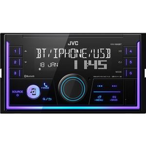 Obrázek z JVC 2DIN autorádio bez mechaniky/Bluetooth/USB/AUX/Multicolor 