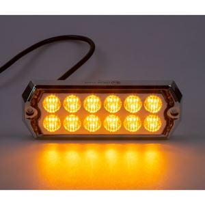 Obrázek z PROFI SLIM výstražné LED světlo vnější, oranžové, 12-24V, ECE R10 