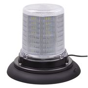 Obrázek LED maják, 12-24V, 128x1,5W bílý, magnet, ECE R10