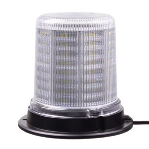 Obrázek z LED maják, 12-24V, 128x1,5W bílý, pevná montáž, ECE R10 