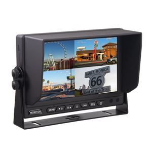 Obrázek z AHD monitor 7" s kvadrátorem a s 4x4PIN vstupy, DVR 