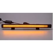 Obrázek Gumové výstražné LED světlo vnější, oranžové, 12/24V, 340mm