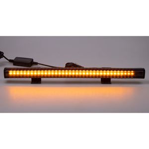 Obrázek z Gumové výstražné LED světlo vnější, oranžové, 12/24V, 340mm 