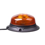 Obrázek LED maják, 12-24V, 18xLED oranžový, magnet, ECE R65