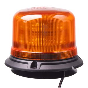 Obrázek z LED maják, 12-24V, 16x5W LED oranžový, magnet, ECE R65 