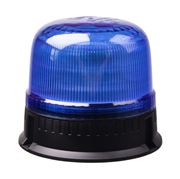 Obrázek LED maják, 12-24V, 24xLED modrý, pevná montáž, ECE R65