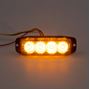Obrázek z PROFI SLIM výstražné LED světlo vnější, oranžové, 12-24V, ECE R65 