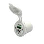 Obrázek z USB QC3.0 + USB-C 18W bílá zásuvka 12/24V 