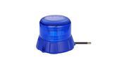 Obrázek Robustní modrý LED maják, modrý hliník, 48W, ECE R65