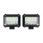 Obrázek z LED světla obdélníková bílé/oranžové, 19W, 19xLED, ECE R10, 2ks 