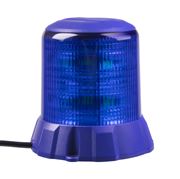 Obrázek Robustní modrý LED maják, modrý hliník, 96W, ECE R65