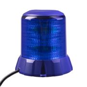 Obrázek Robustní modrý LED maják, modrý hliník, 96W, ECE R65
