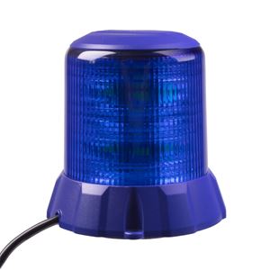 Obrázek z Robustní modrý LED maják, modrý hliník, 96W, ECE R65 