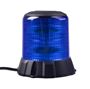 Obrázek z Robustní modrý LED maják, černý hliník, 96W, ECE R65 