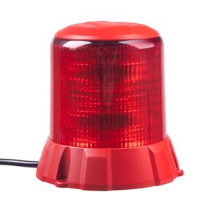 Obrázek z Robustní červený LED maják, červ.hliník, 96W, ECE R65 
