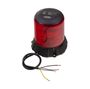 Obrázek z Robustní červený LED maják, černý hliník, 96W, ECE R65 