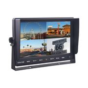 Obrázek AHD monitor 10" s kvadrátorem a s 4x4PIN vstupy, DVR