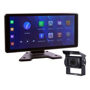 Obrázek z Set monitor 10,36" 1x 4PIN s Apple CarPlay, Android auto, Bluetooth, + kamera + 15m kabel 